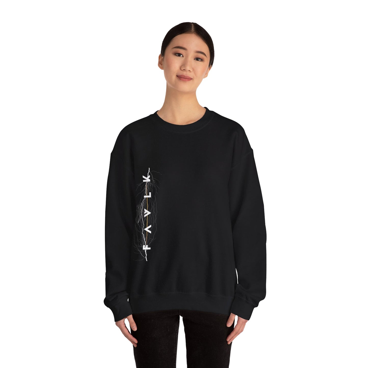 FAVLK BIG CHAIN CHILLIN' Unisex Heavy Blend™ Crewneck Sweatshirt