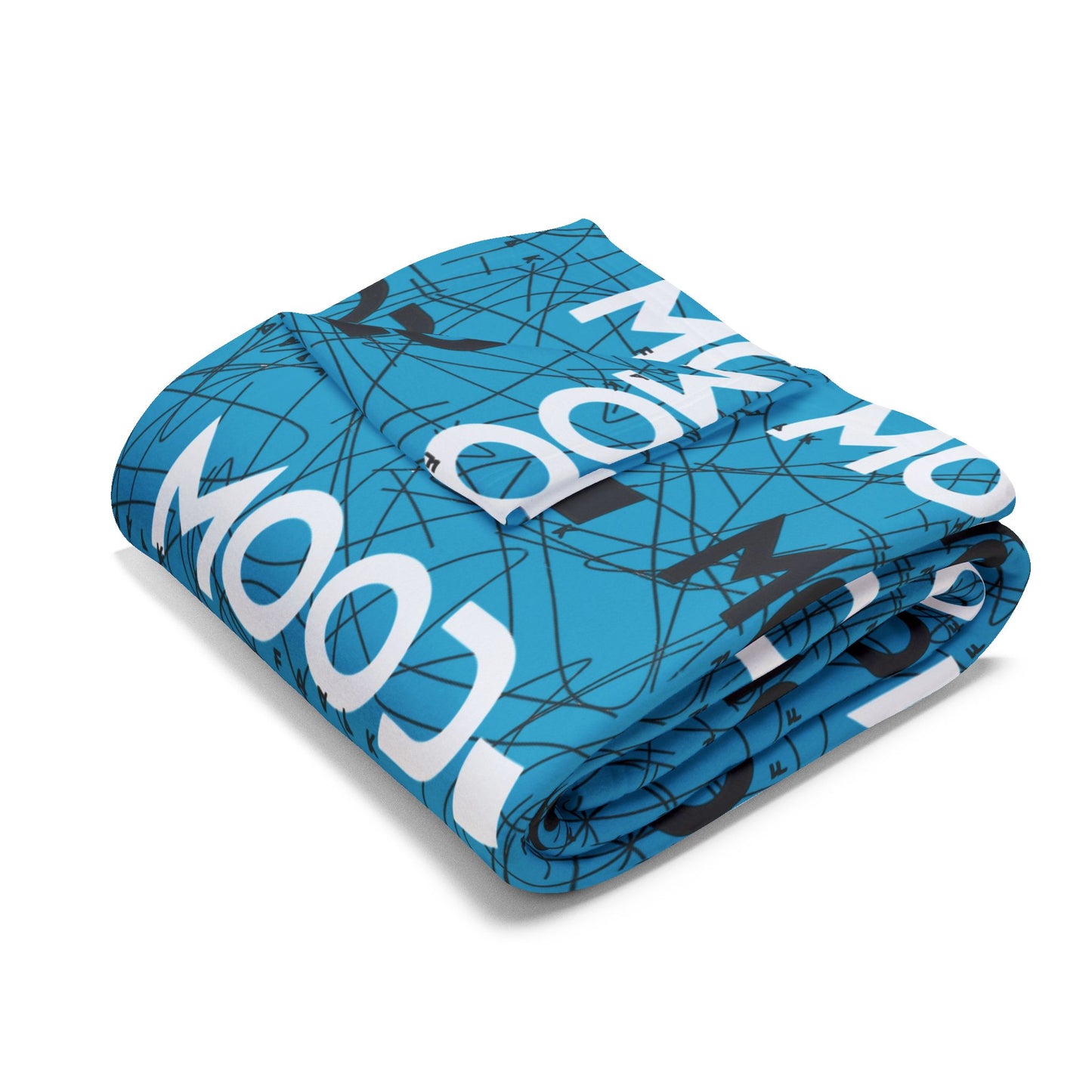 FAVLK MOOD Turquoise Arctic Fleece Blanket