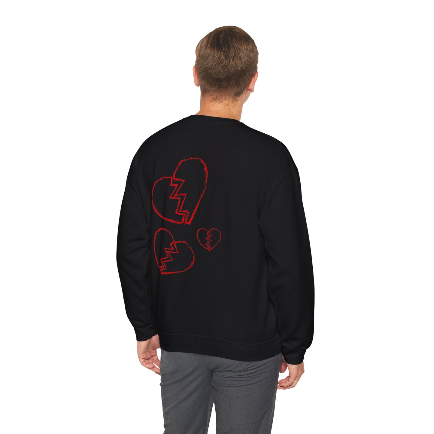 FAVLK BROKEN HEART Unisex Heavy Blend™ Crewneck Sweatshirt