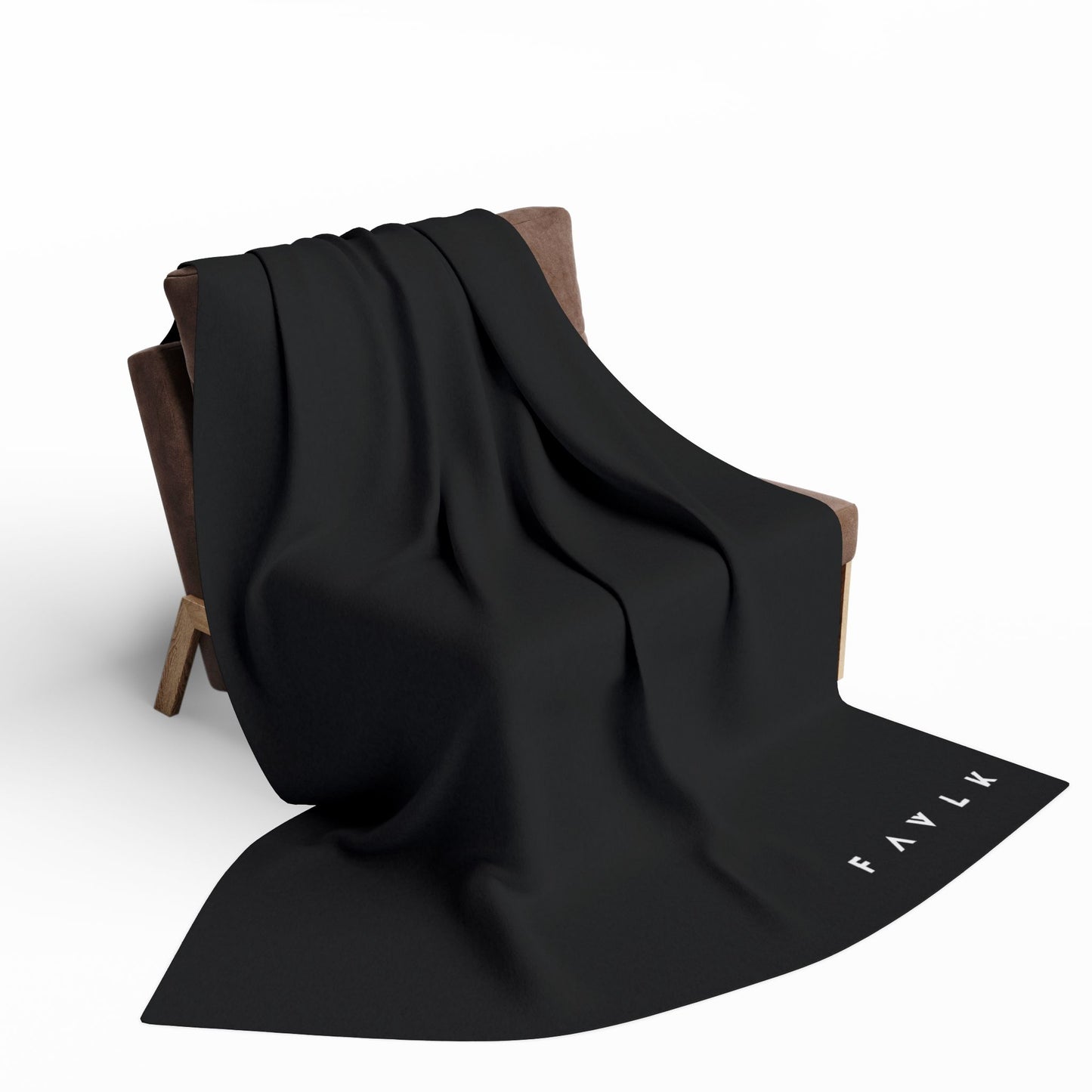 FAVLK Black Arctic Fleece Blanket