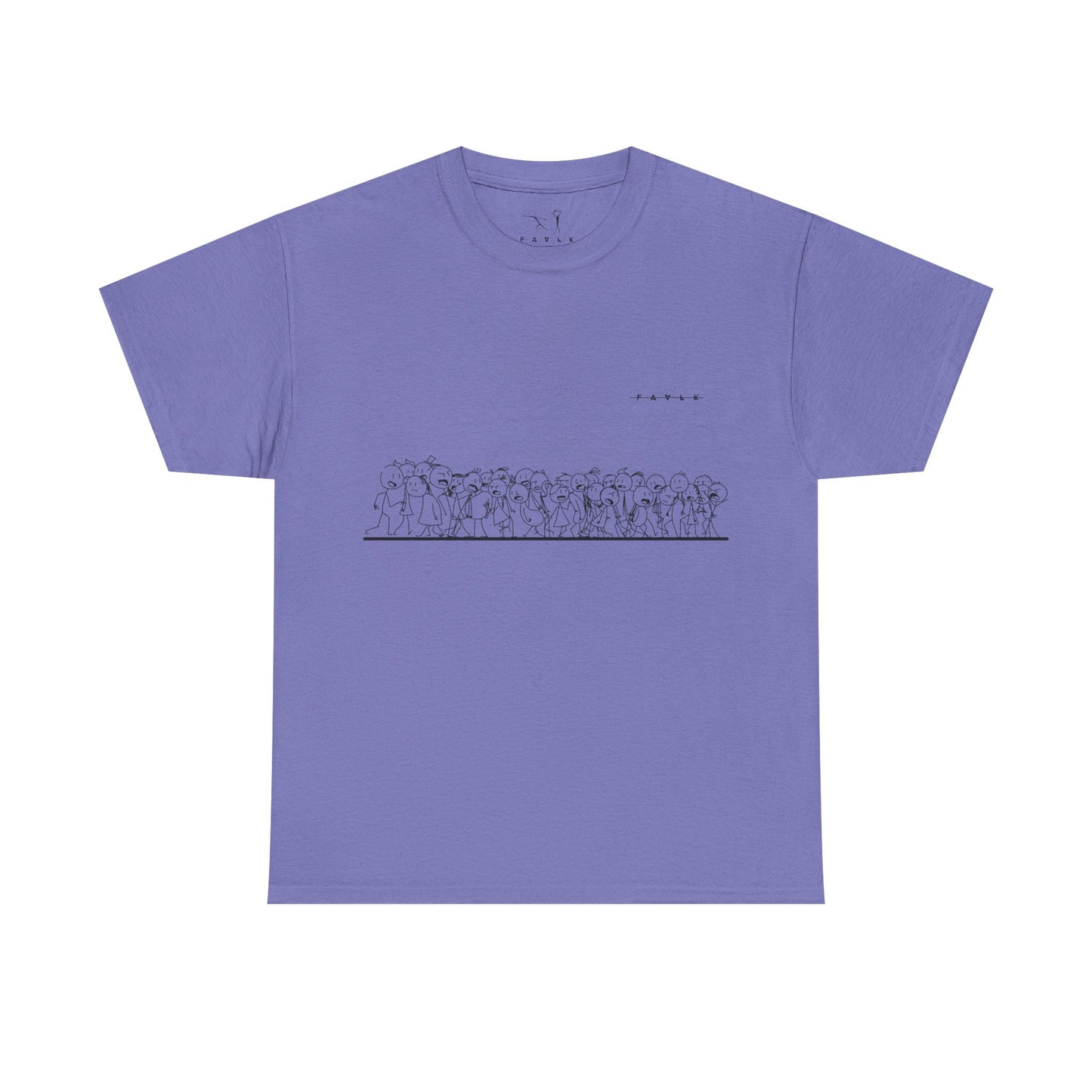 FAVLK 'STICKMAN' Unisex Heavy Cotton Tee