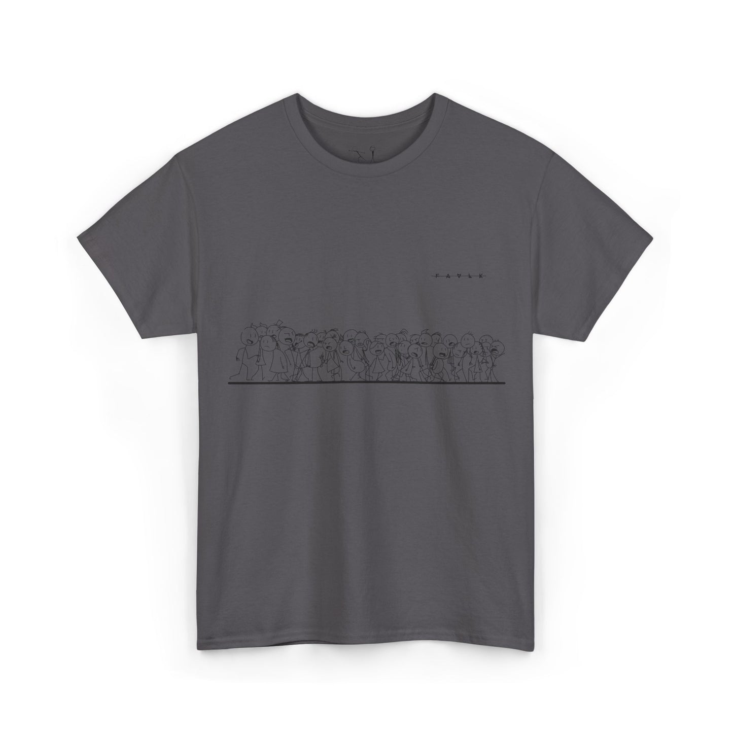 FAVLK 'STICKMAN' Unisex Heavy Cotton Tee