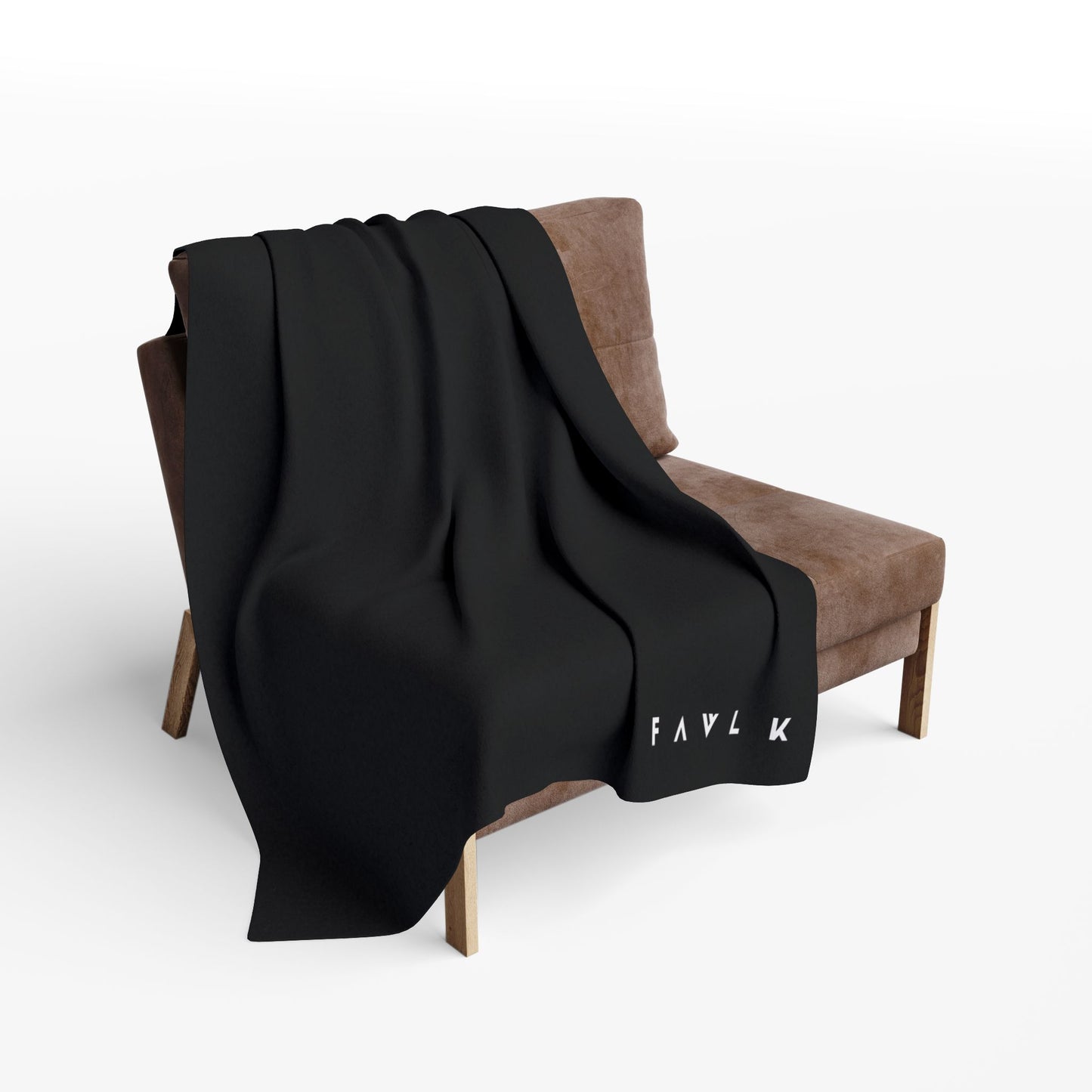 FAVLK Black Arctic Fleece Blanket