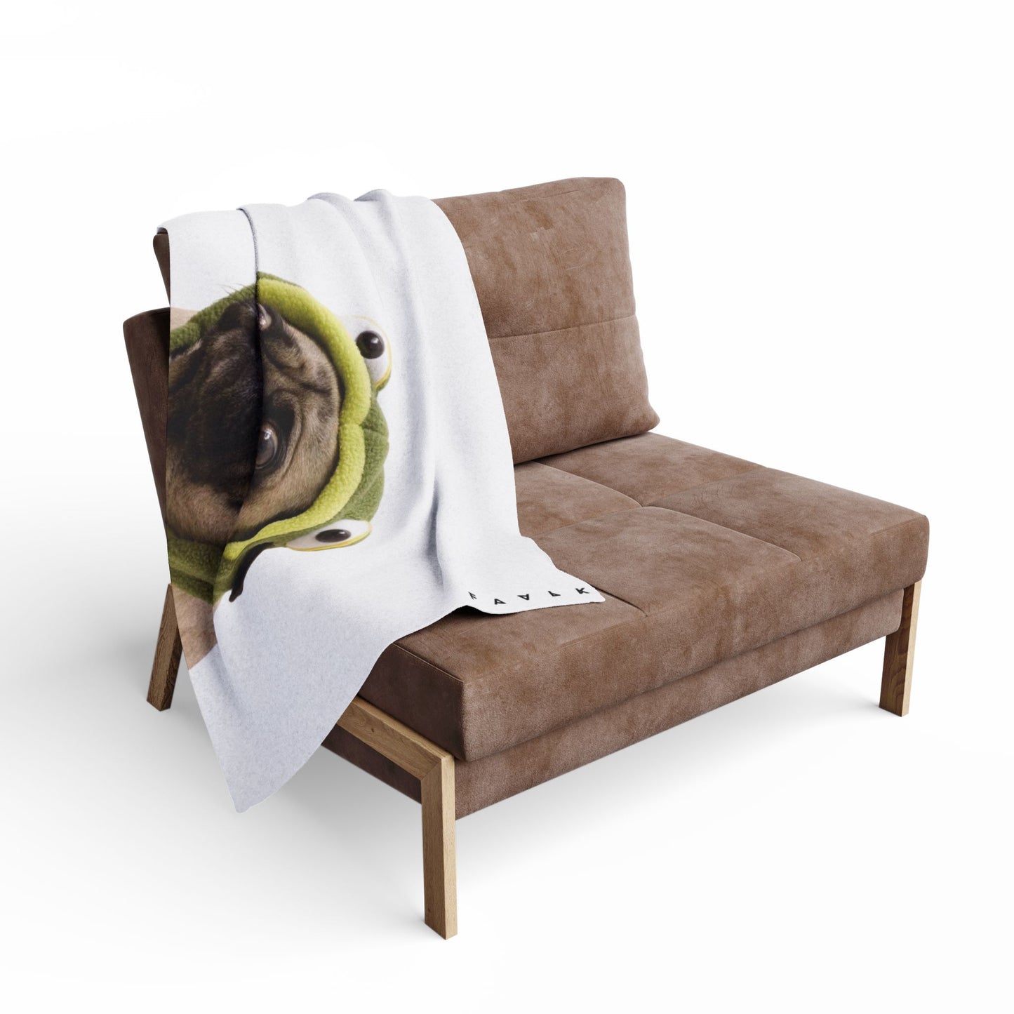 FAVLK Pug Arctic Fleece Blanket